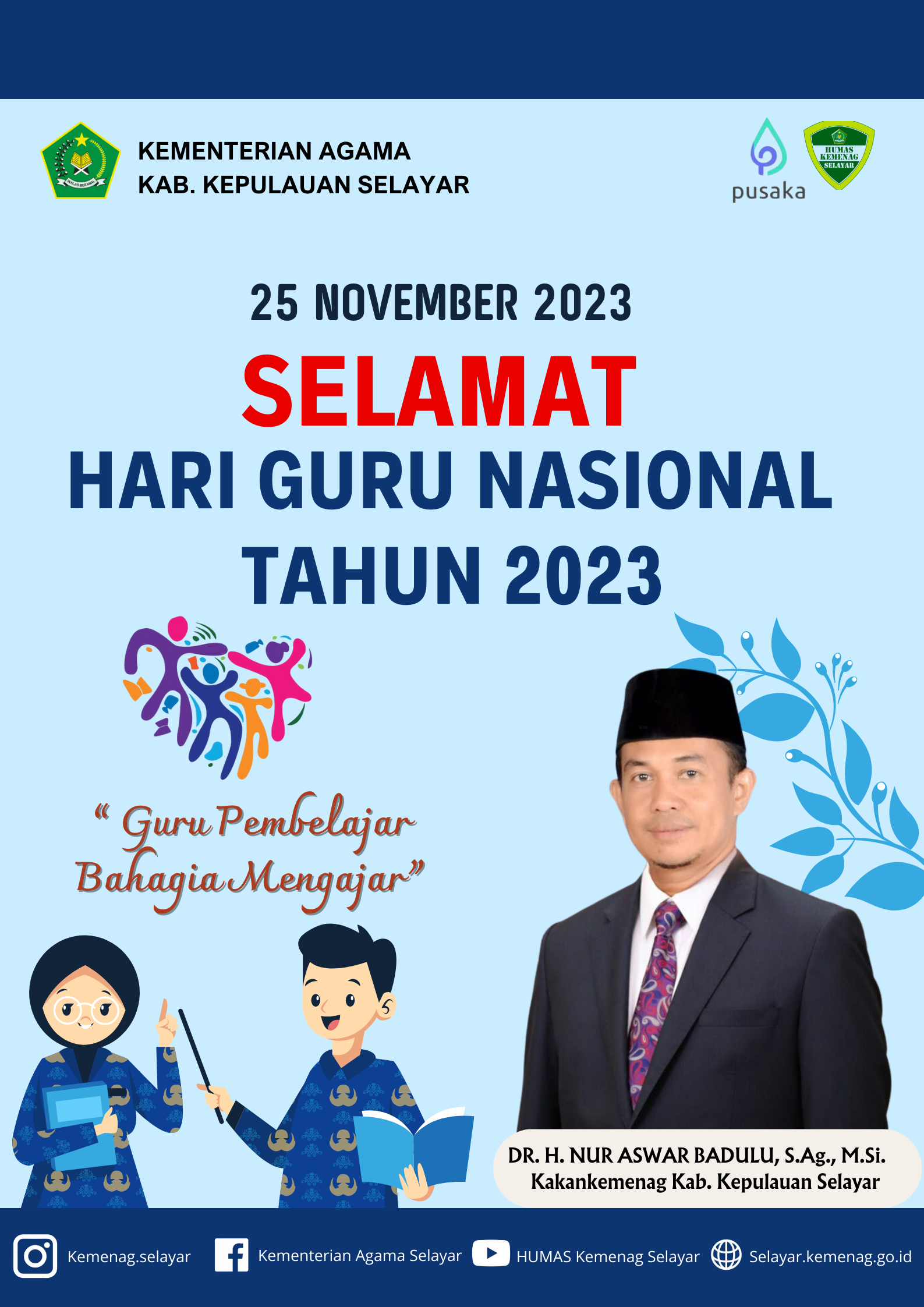 Selamat Hari Guru Nasional Tahun 2023